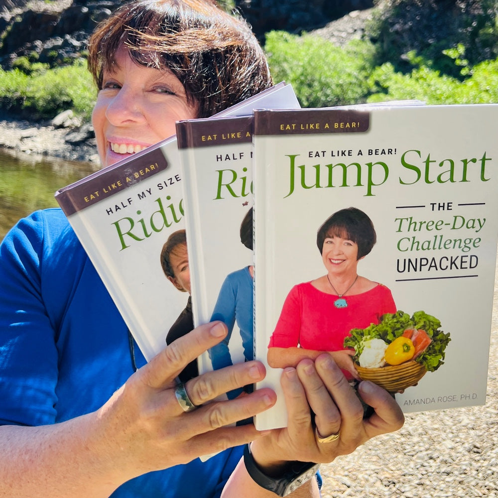 THREE-PACK HARDCOVER PRINT BOOK COLLECTION (Eat Like A Bear! Jump Start + Ridiculously Big Salad + Ridiculously Big Skillet) + Merch (U.S. Orders Only) FREE SHIPPING